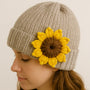 Amigurumi Sunflower Crochet Pattern, 3D Crochet Flower Plush, Stuffed Sunflower Applique PDF, DIY Floral Home Decor, Instant Download