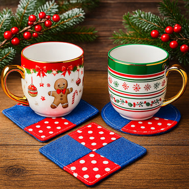 The christmas coaster sewing pattern my family begs for every year