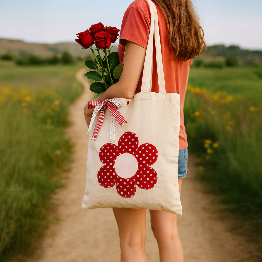 The flower tote bag sewing pattern that had my friends begging for one ...