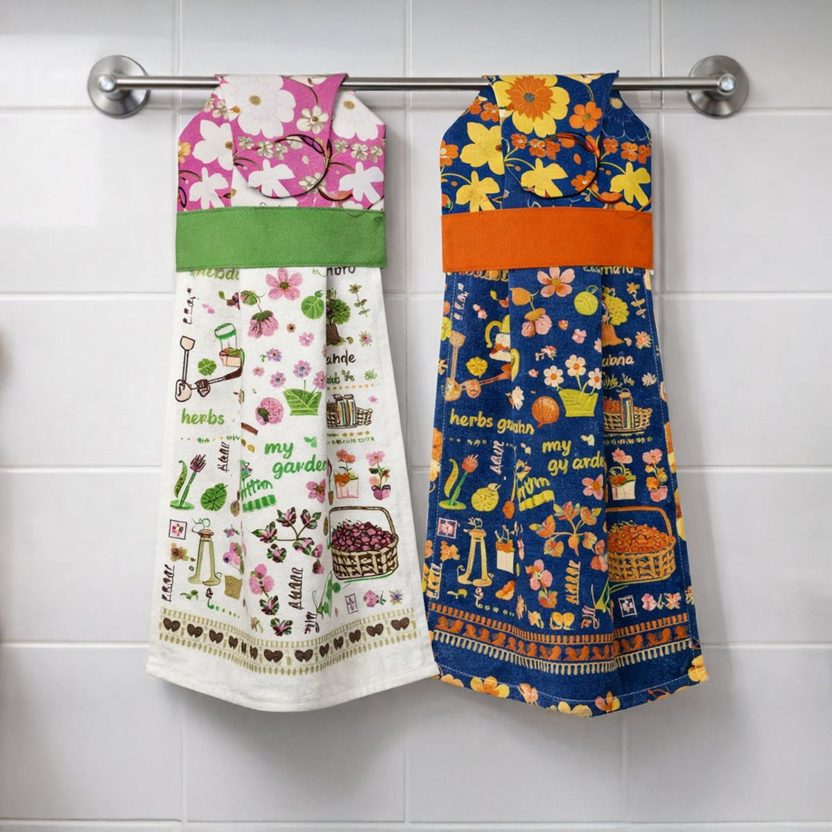 The hanging kitchen towel sewing pattern my guests ask for - Hand Trendy