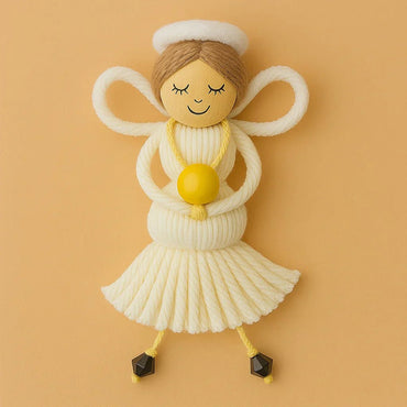A Guardian in Yarn – Handmade Angel Keepsake 👼✨ - Hand Trendy