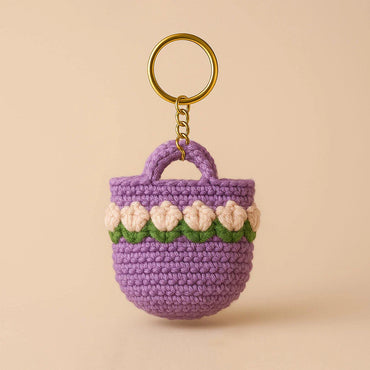 Bloom on the Go – Mini Floral Bag Keychain You’ll Adore 🌸👜