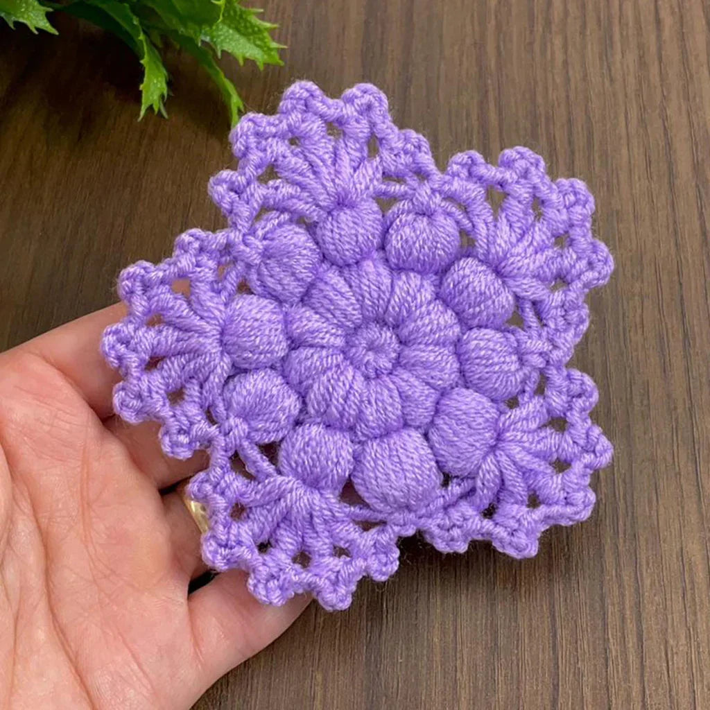 Vintage Vibes Only – Crochet Rosette Lace Love 🌹