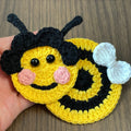Crochet Bee Applique Pattern PDF
