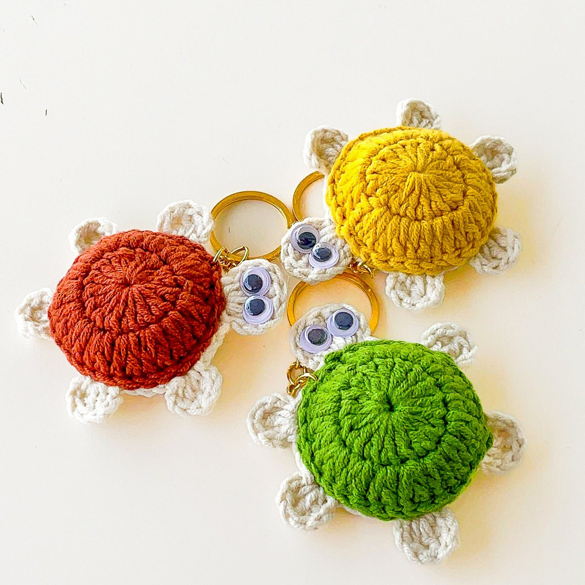 Easy Turtle Crochet Keychain Pattern PDF - Keychain PDF Tutorial - Hand Trendy