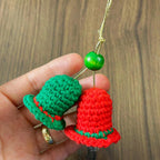 Mini Crochet Christmas Bells PDF Pattern - Handmade Small Bell Decorations - Hand Trendy