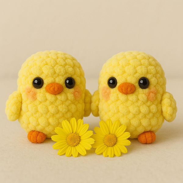 Amigurumi Chick Crochet Pattern, Plush Baby Chick PDF, DIY Easter Chicken Toy - Hand Trendy