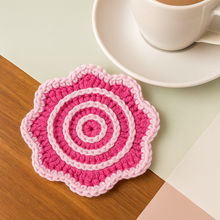 Crochet Coaster Pattern PDF – Spiral Edge Round Coaster Tutorial – Handmade Crochet Mug Mat or Gift Idea