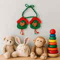 Crochet Heart House Ornament Pattern PDF – Handmade Door Hanging Tutorial – Holiday Crochet Wall Decoration - Hand Trendy