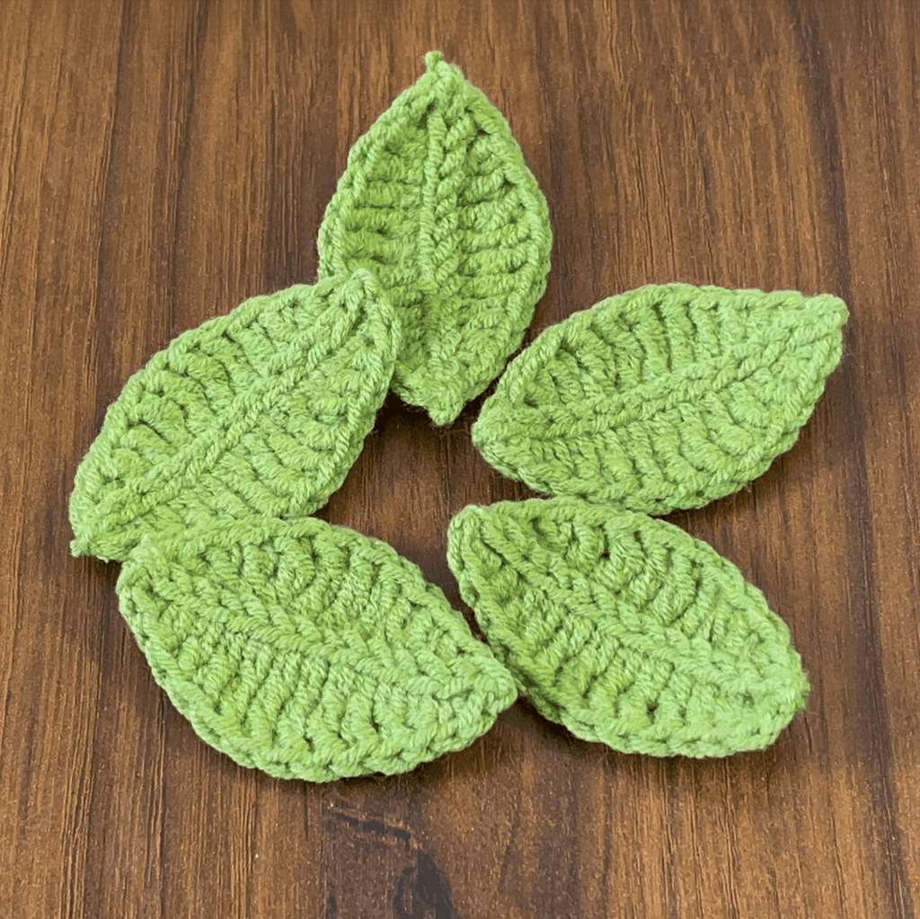Realistic Crochet Leaf Pattern PDF, Nature - Inspired 3D Leaf Applique for Home Decoration - Hand Trendy