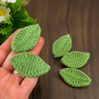 Realistic Crochet Leaf Pattern PDF, Nature - Inspired 3D Leaf Applique for Home Decoration - Hand Trendy