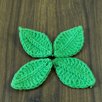 Realistic Crochet Leaf Pattern PDF, Nature - Inspired 3D Leaf Applique for Home Decoration - Hand Trendy