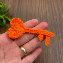 Crochet Heart Key Pattern PDF, Romantic Love Key Applique