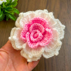 3D Multilayer Crochet Flower Pattern PDF, Textured Floral Applique - Hand Trendy