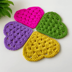 Crochet Granny Heart Pattern PDF, Easy Crochet Heart Motif Tutorial - Hand Trendy