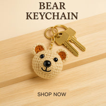 Mini Amigurumi Teddy Bear Keychain Pattern | Small Crochet Teddy Bear PDF - Hand Trendy