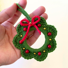 Christmas Crochet Wreath Pattern | Easy PDF | Christmas Tree Decoration