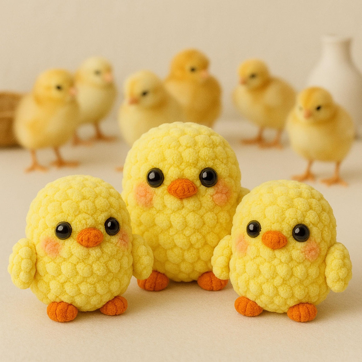 Amigurumi Chick Crochet Pattern PDF - Plush Baby Chick PDF - Hand Trendy