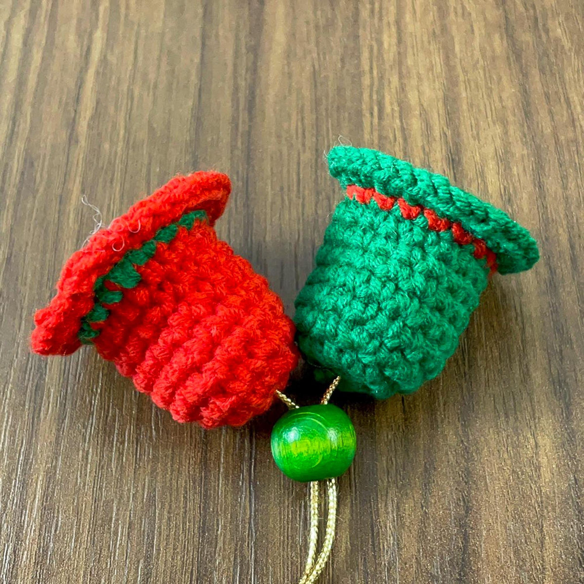 Mini Crochet Christmas Bells PDF Pattern - Handmade Small Bell Decorations - Hand Trendy