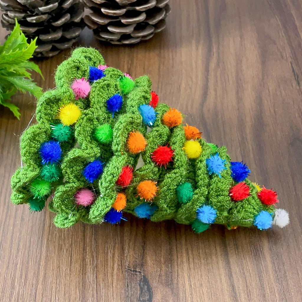 Layered Christmas Tree Crochet Pattern PDF - DIY Handmade Holiday Ornament - Hand Trendy