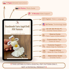 Handmade Yarn Angel Doll PDF Pattern, DIY Faith-Inspired Decoration - Hand Trendy