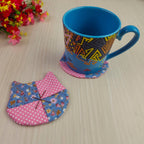 Cat Coaster Sewing Pattern – DIY Fabric Mug Rug Template, Handmade Patchwork Coaster PDF for Beginners - Hand Trendy