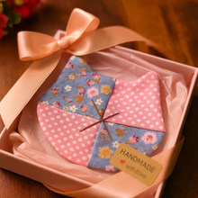 Cat Coaster Sewing Pattern – DIY Fabric Mug Rug Template, Handmade Patchwork Coaster PDF for Beginners