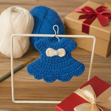Mini Crochet Dress Keychain Pattern PDF – Cute Amigurumi Bag Charm