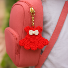 Mini Crochet Dress Keychain Pattern PDF – Cute Amigurumi Bag Charm