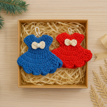 Mini Crochet Dress Keychain Pattern PDF – Cute Amigurumi Bag Charm