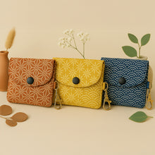 PDF Sewing Pattern for Small Fabric Card Holder Wallet with Keychain