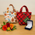 Mini Christmas Tote Bag Sewing Pattern PDF, Small Gift Bag DIY Template - Hand Trendy