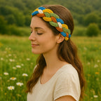 Crochet Headband Pattern, Boho Hair Accessory DIY, Step - by - Step PDF for Beginners - Hand Trendy