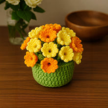 Crochet 3D Potted Flower Pattern PDF, Amigurumi Flower Pot Tutorial, DIY Home Decor Plant