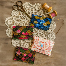 Handmade Wallet Sewing Pattern, Digital Download DIY Fabric Card Holder