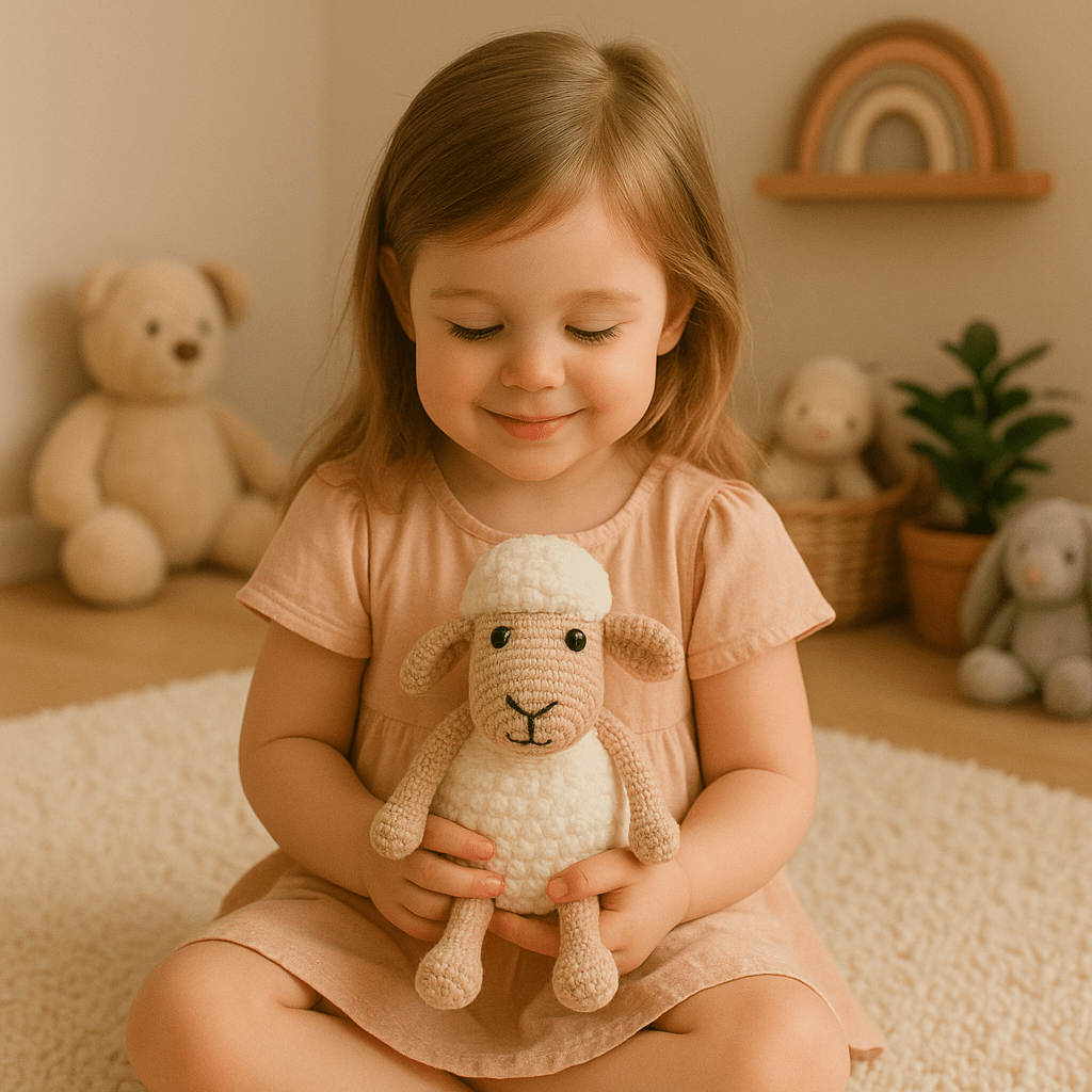 Amigurumi Sheep Pattern PDF, Crochet Plush Lamb Tutorial, Easy Stuffed Animal Pattern - Hand Trendy