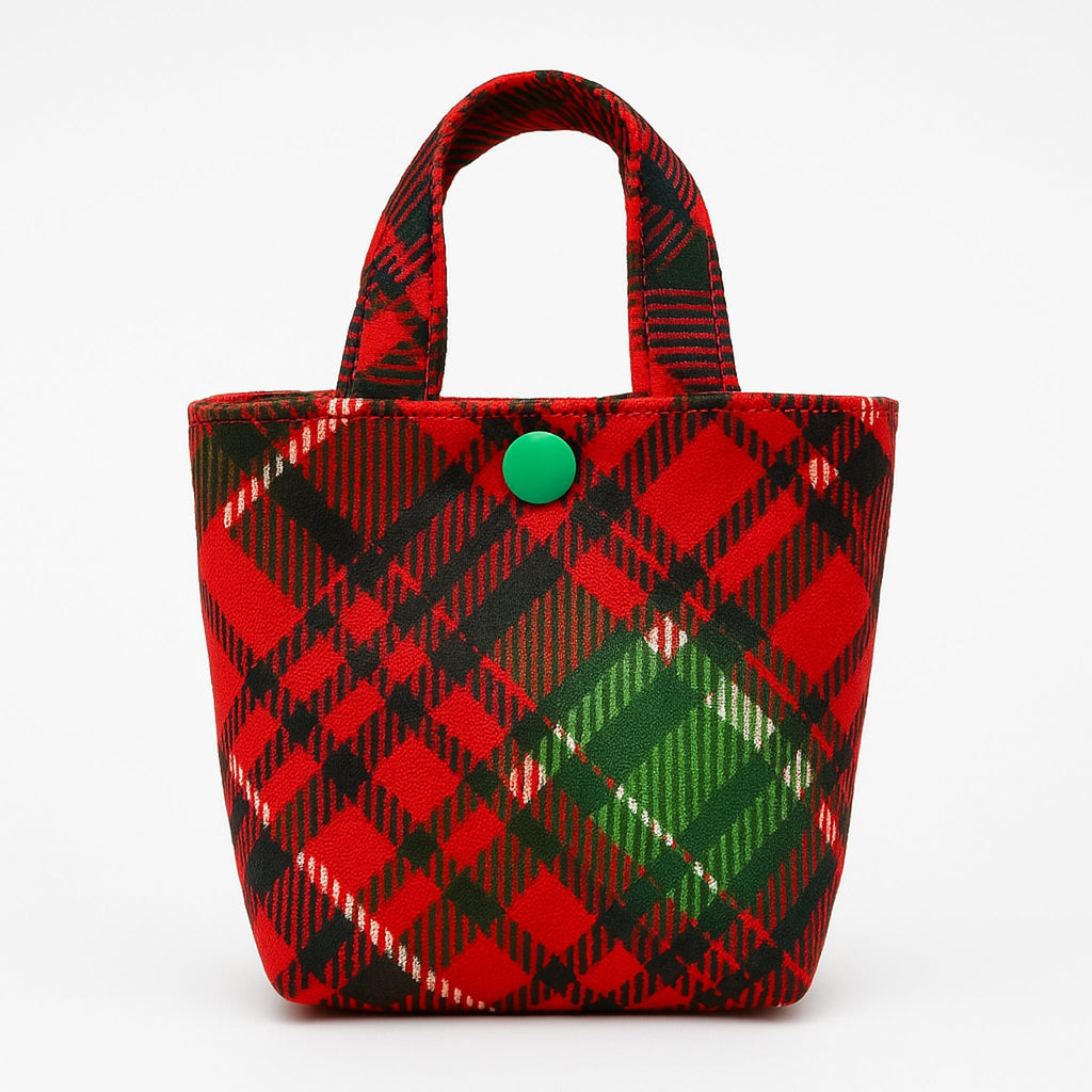Mini Christmas Tote Bag Sewing Pattern PDF, Small Gift Bag DIY Template - Hand Trendy