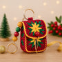Crochet Mini Bag Keychain - Boho Colorful Granny Square Coin Pouch