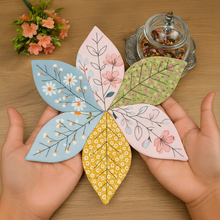 Leaf Coaster Sewing Pattern PDF, DIY Floral Mug Rug Pattern, Handmade Fabric Leaf Placemat