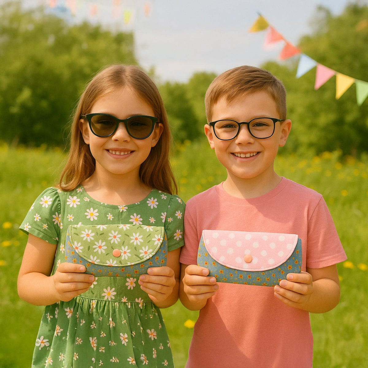 Glasses Case Pouch Sewing Pattern – DIY Fabric Sunglasses Cover Template - Hand Trendy