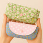 Glasses Case Pouch Sewing Pattern – DIY Fabric Sunglasses Cover Template - Hand Trendy