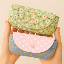 Glasses Case Pouch Sewing Pattern – DIY Fabric Sunglasses Cover Template