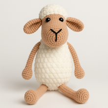 Amigurumi Sheep Pattern PDF, Crochet Plush Lamb Tutorial, Easy Stuffed Animal Pattern