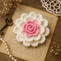 3D Multilayer Crochet Flower Pattern PDF, Textured Floral Applique - Hand Trendy