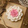 3D Multilayer Crochet Flower Pattern PDF, Textured Floral Applique