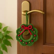 Christmas Crochet Wreath Pattern | Easy PDF | Christmas Tree Decoration
