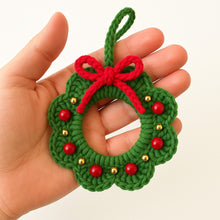 Christmas Crochet Wreath Pattern | Easy PDF | Christmas Tree Decoration