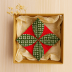 Christmas Fabric Coaster Sewing Pattern – Easy Quilted Mug Rug PDF Tutorial - Hand Trendy