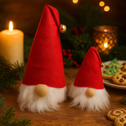 Christmas Gnome Sewing Pattern PDF – DIY Holiday Decoration, Scandinavian Tomte Gnome Plush - Hand Trendy