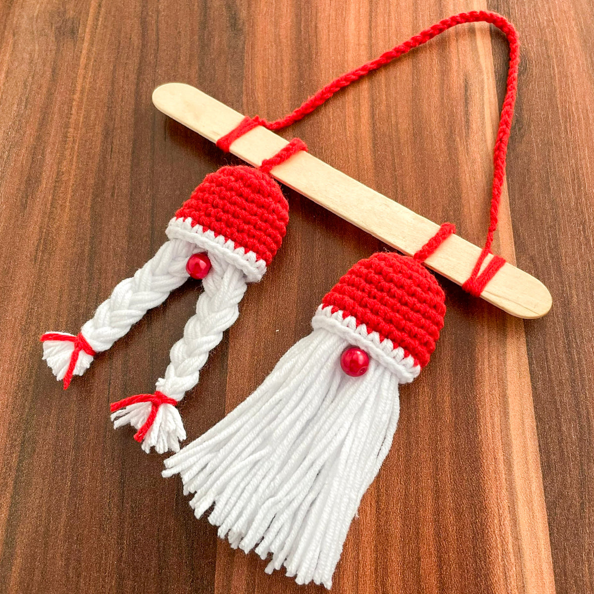 Christmas Gnome Wall Hanging Pattern Crochet PDF Home Decor Scandinavian - image 2